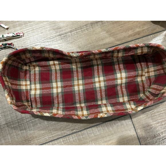 Longaberger BREAD Basket Liner Sunny Day stripe Fabric - Picture 1 of 1